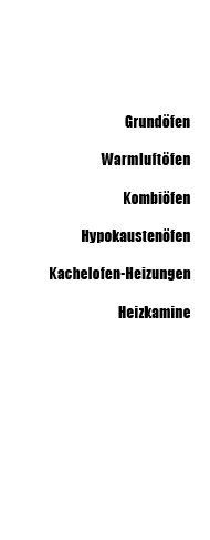 Ofentypen